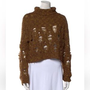 Rachel Comey Turtleneck Sweater; Brown, Sz. S
